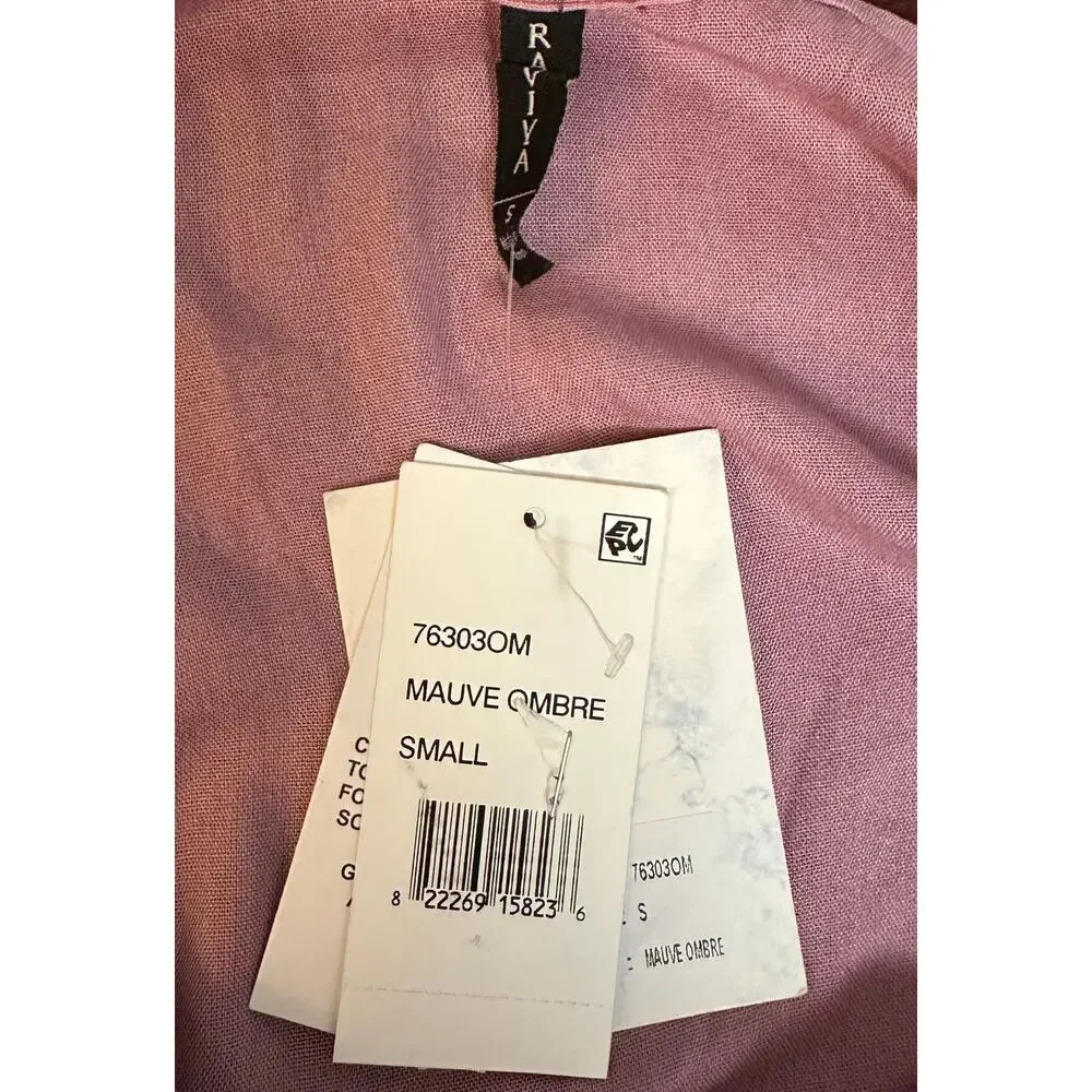 NWT Raviya Ombré Maxi Coverup Dress in Mauve Ombre Beachwear Size S